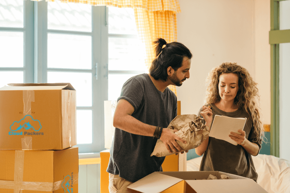 Couple Getting ready to moving abroad