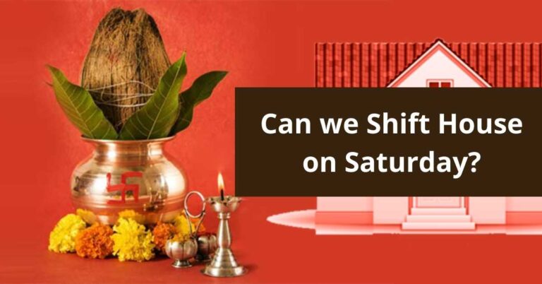 can we shift house on saturday
